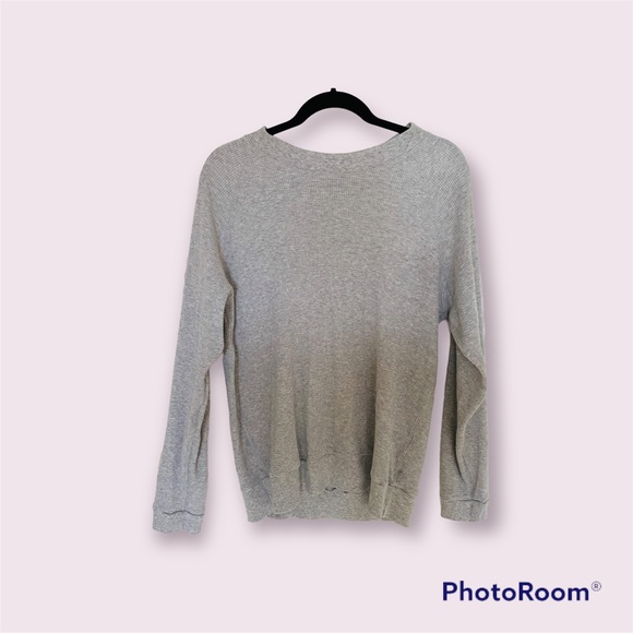 TNA Sweaters - Aritzia TNA Andrews Waffle Longsleeve